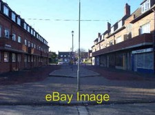 Photo 6x4 Flats and Shops Whitley Bay Blocks of housing and shops in Monk c2005