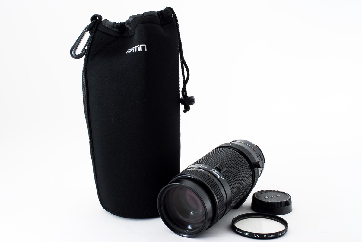 NIKON AF NIKKOR 75-300mm F/4.5-5.6 Lens W/Case [Exc++] from Japan