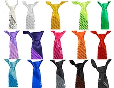 Fashion New Style Men's Unisex Sequin Necktie 14 Color