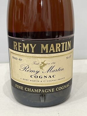 Remy Martin Fine Champagne Cognac Tre Stelle 70cl 40% Vol Vintage