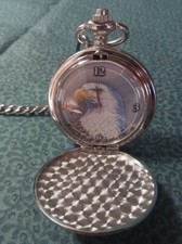 AVON EAGLE- "MAJESTIC FLIGHT" AL AGNEW EXCLUSIVE EDITION POCKET WATCH