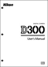 Nikon D300 User Manual Guide Instruction Operator Manual