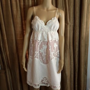 Betsey Johnson Vintage Pink 100% Cotton Slip Dress | eBay