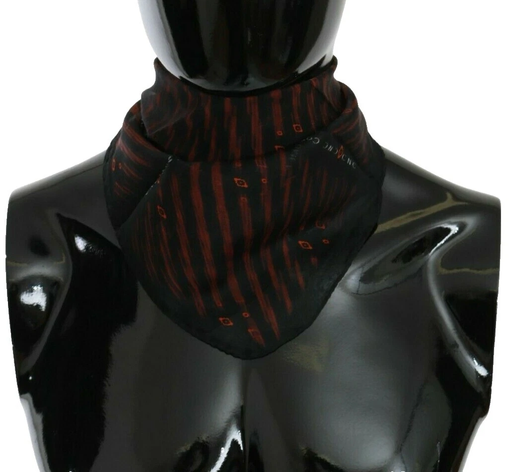 100% geométrico bufanda bufandas de seda para hombres