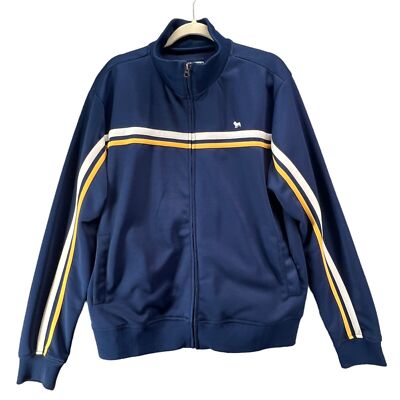 Vintage Y2K Aeropostale Track Jacket Mens XL Blue White Vintage Y2K Aeropostale Track Jacket Mens XL Blue White