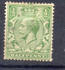 ROYAUME-UNI ! Timbre ancien de 1912 n°137