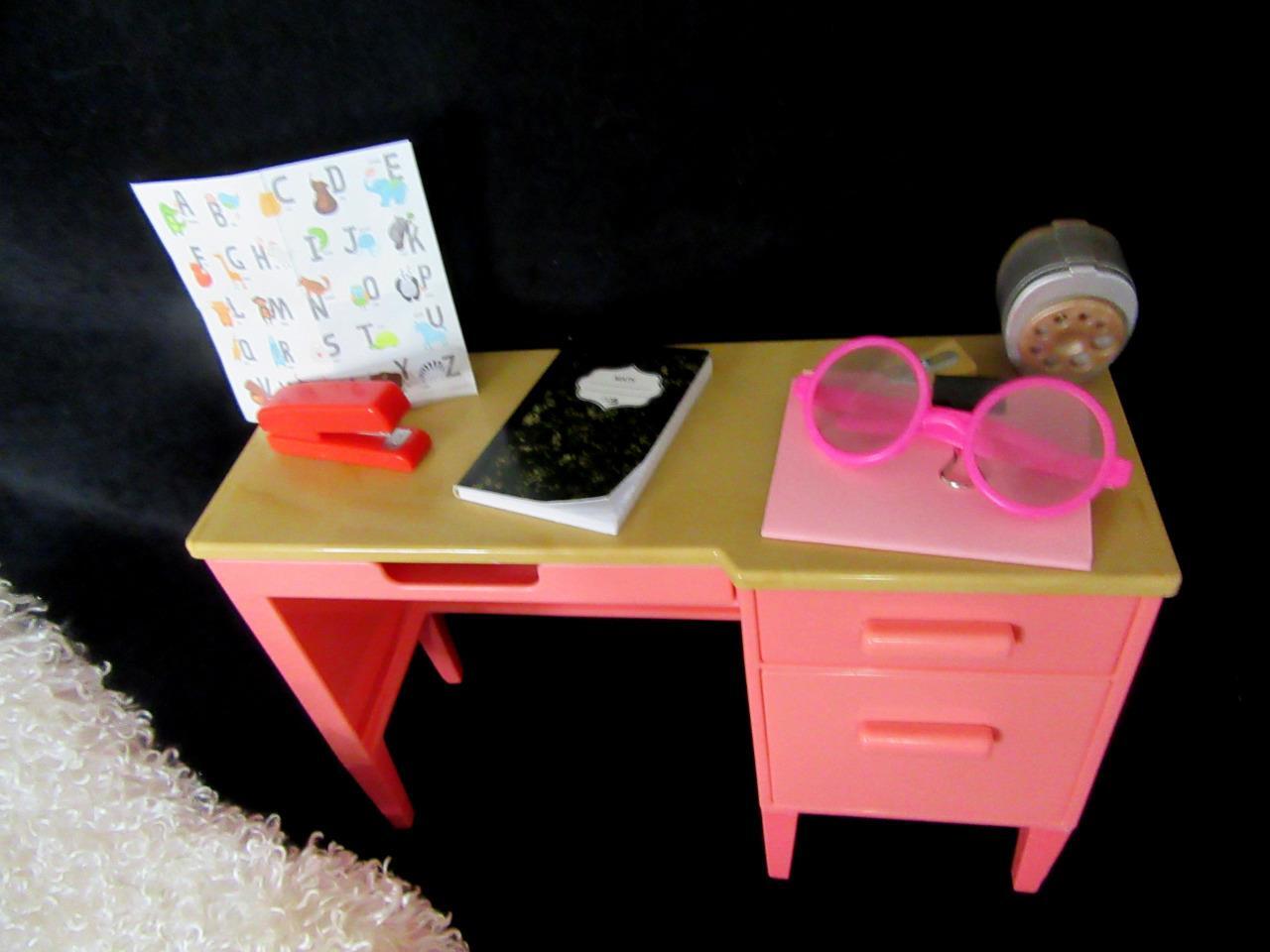 Our Generation School Teacher Desk & Fuzzy Chair for 18" OG American