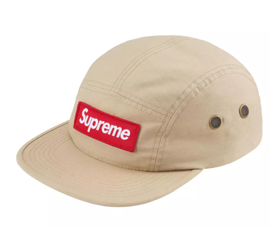 Casquette de camp militaire suprême neuve Tan 2025