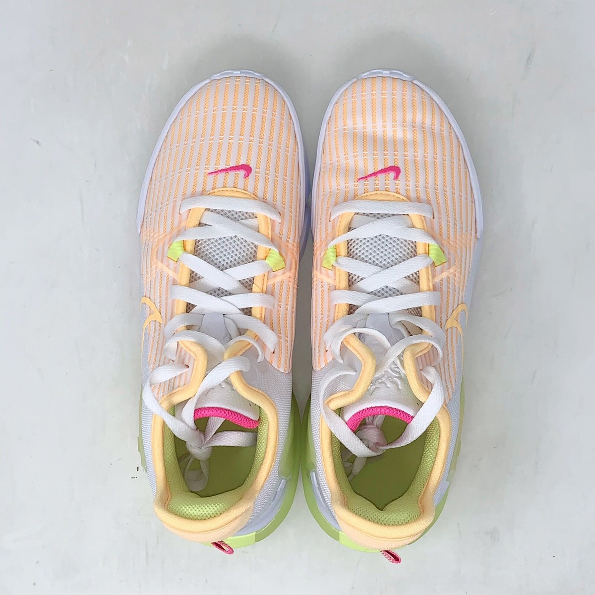 Nike Lebron Witness VI White Melon Tint Orange Yellow Sneakers size 13 Cz4052-10 Nike Lebron Witness 6  main image 4