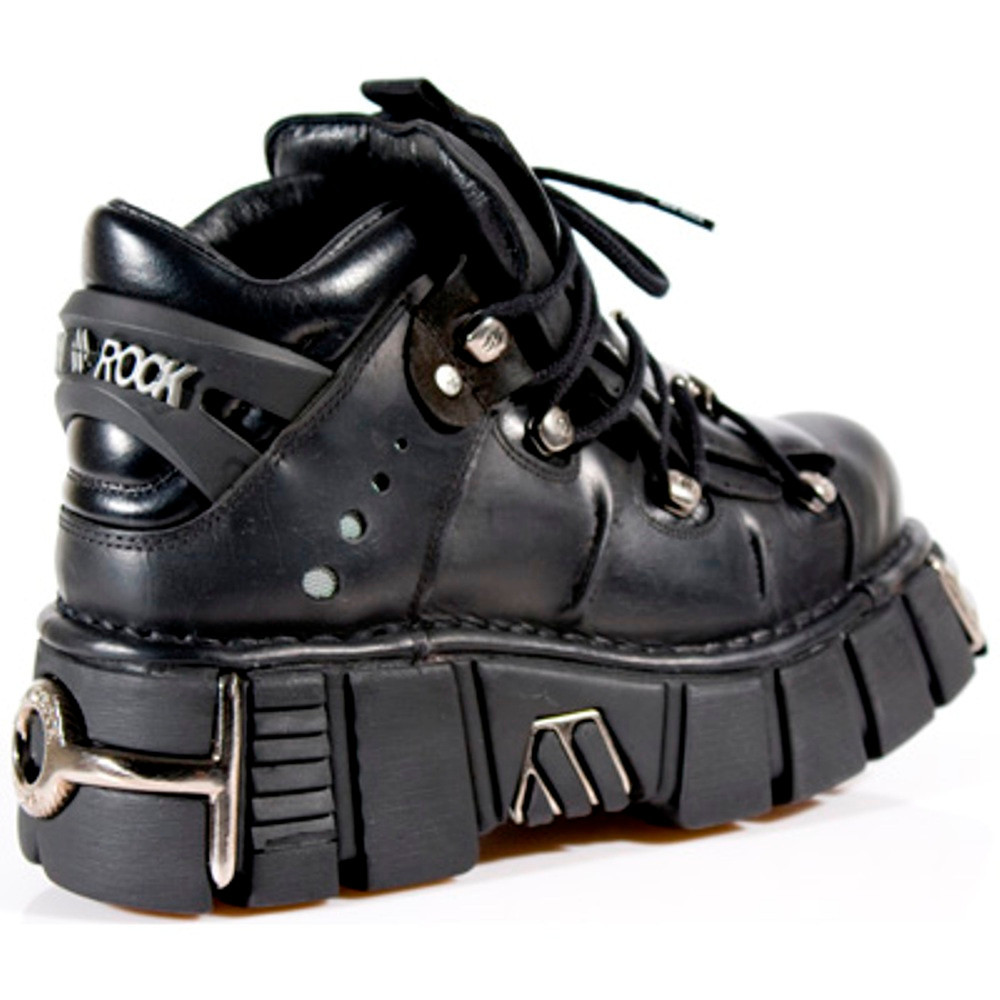 New Rock M.106-S1 ブラック 40 Amazon.com: New Rock Newrock 106 S1 Unisex Metallic Black