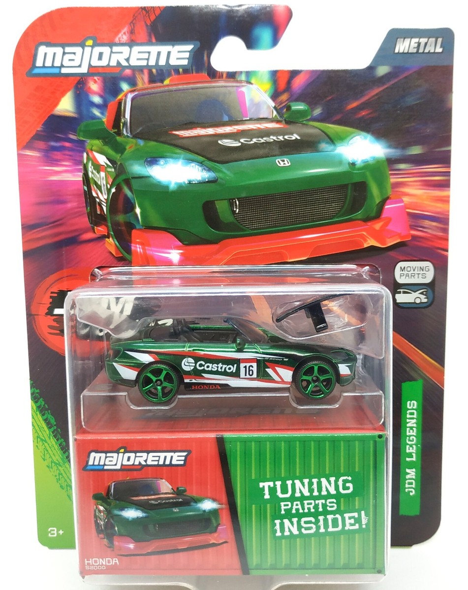 Majorette JDM Legends Tune Ups Honda S2000 Dark Green 1:55 (3