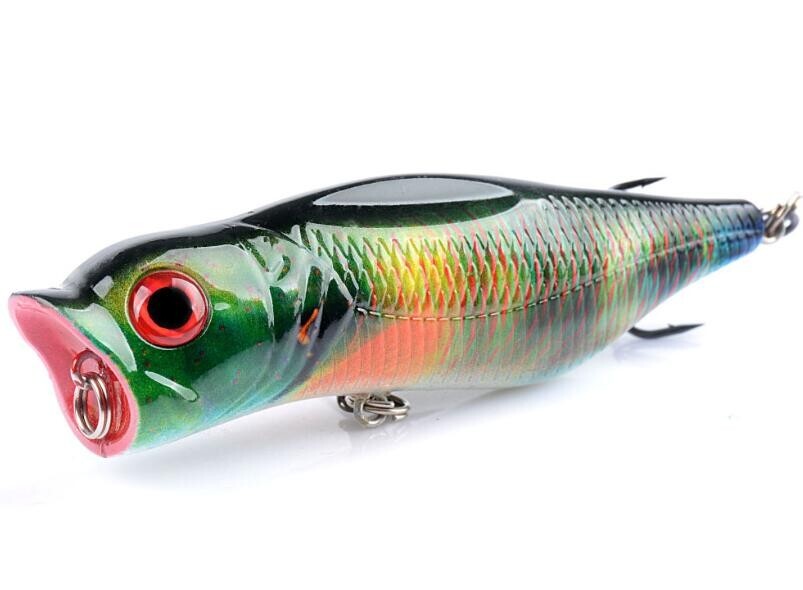 D1 Popper Fishing Lures Topwater floating&sinking Wobblers 65mm/85mm/150mm High Quality Hard Bait metal lips fishing tackle 2020 - 18