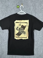 Logic BTIII Call Me T-Shirt T-Shirt Adult Size M Short Sleeve Black Music