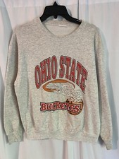 Vintage Ohio State University Buckeyes Basketball Gray Sweatshirt