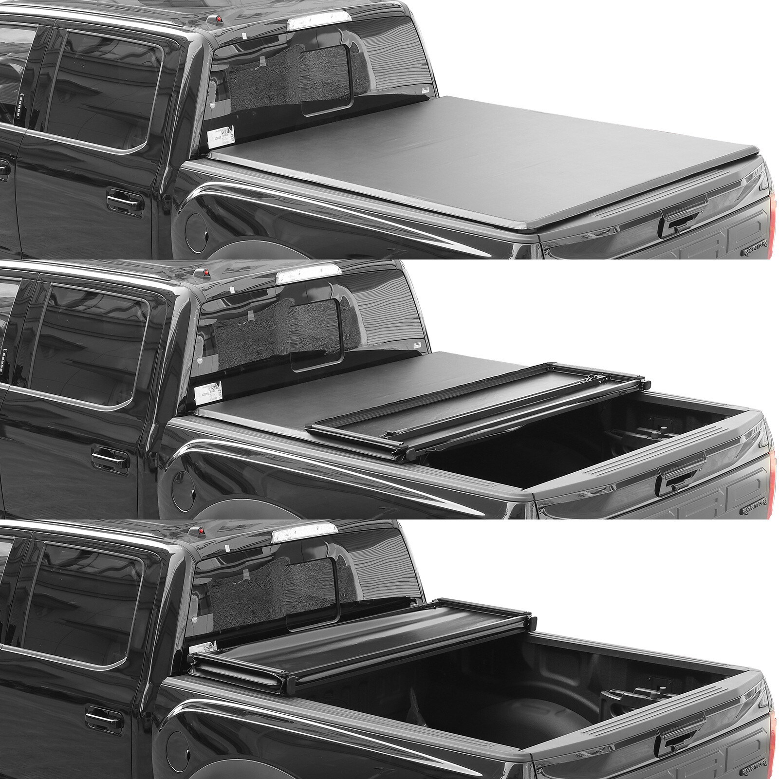 Soft TriFold Bed Tonneau Cover for 20052024 Nissan Frontier 5FT Truck