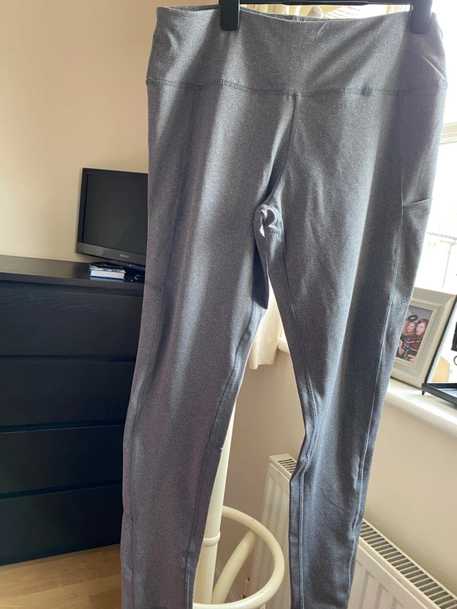 Primark workout leggings grey M 12/14 full length