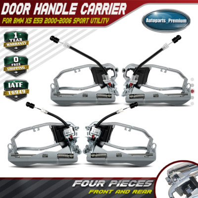4 Door Handle Carriers for BMW E53 X5 2000-2006 Front&Rear Left and Right Side