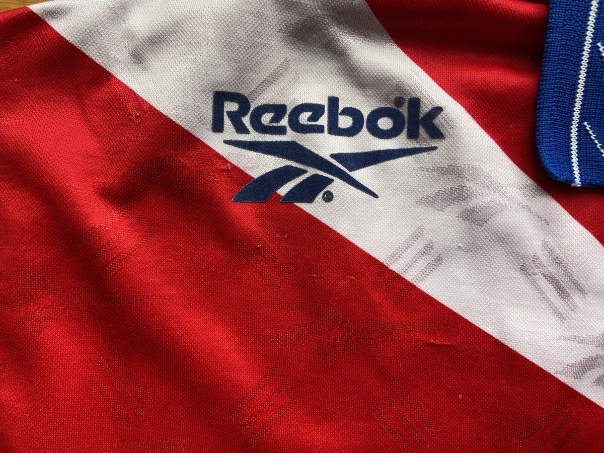90s Reebok サッカー チリ代表 ユニフォーム CHILE 1996 1998 HOME FOOTBALL SHIRT SOCCER JERSEY REEBOK sz