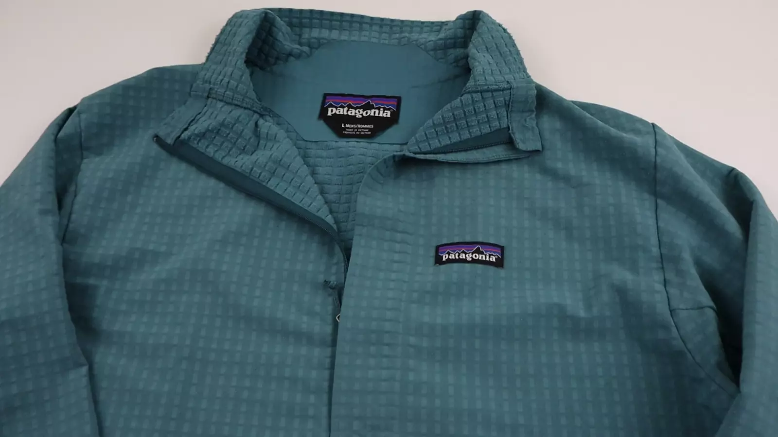 patagonia r1 techface grid fleece pullover coat regulator jacket