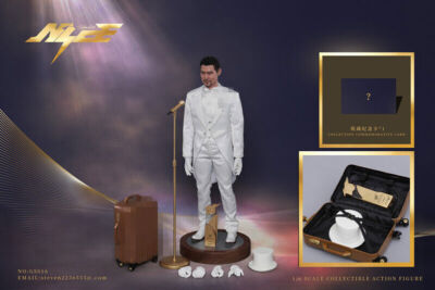 NICE STUDIO NO:GS016 1/6 Singer Jacky Cheung White Suit Male Action Figure Toys