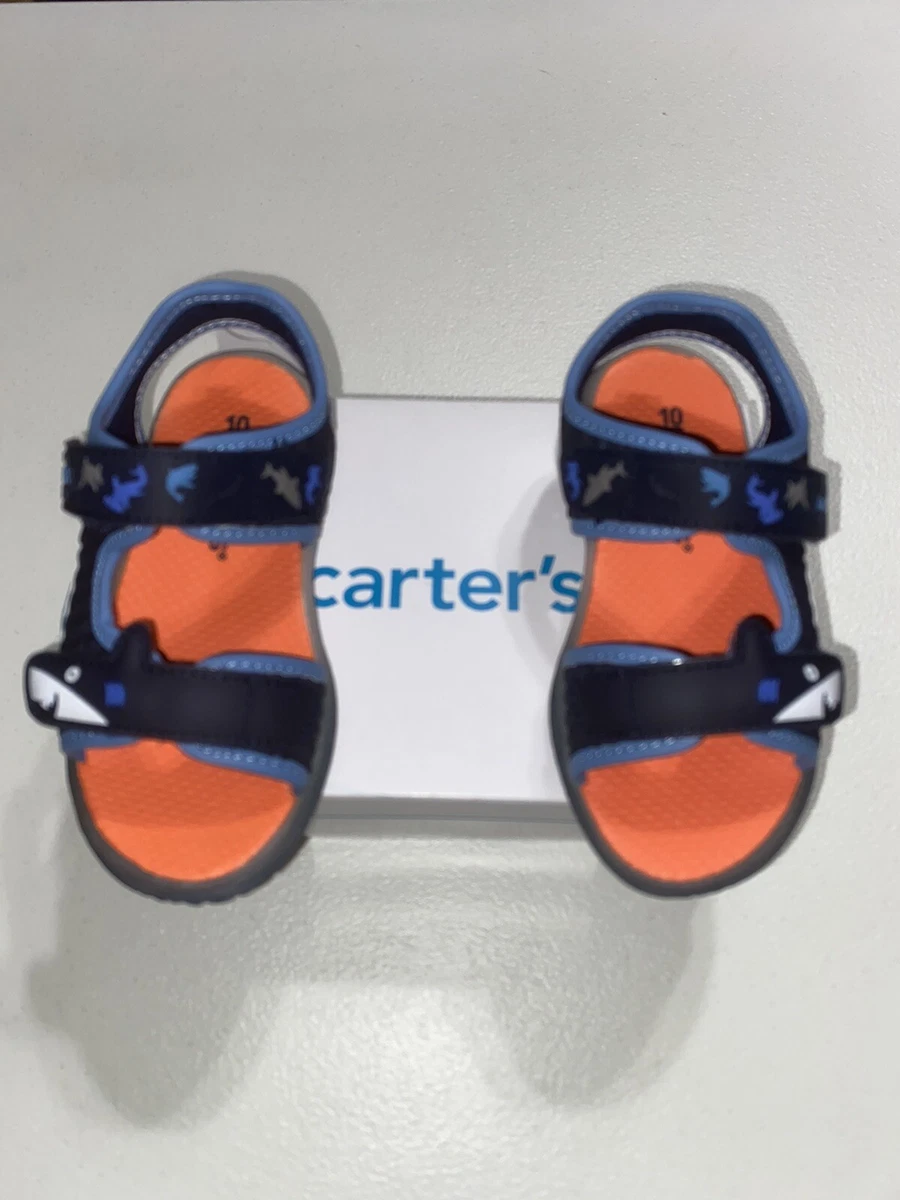 Carter's light up shark best sale sandals