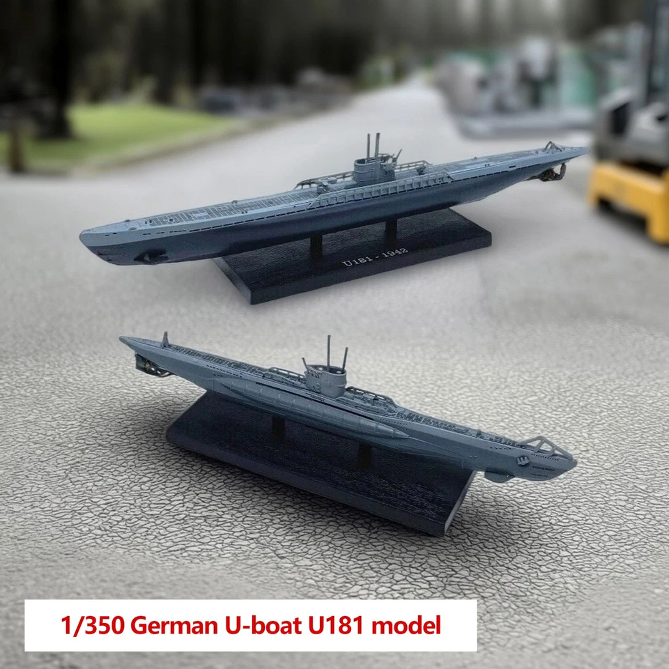 1:350 Segunda Guerra Mundial Submarino Alemán U-181 U-Boat Modelo Diecast Aleación Militar CollectiV9 Foto 3 de 4