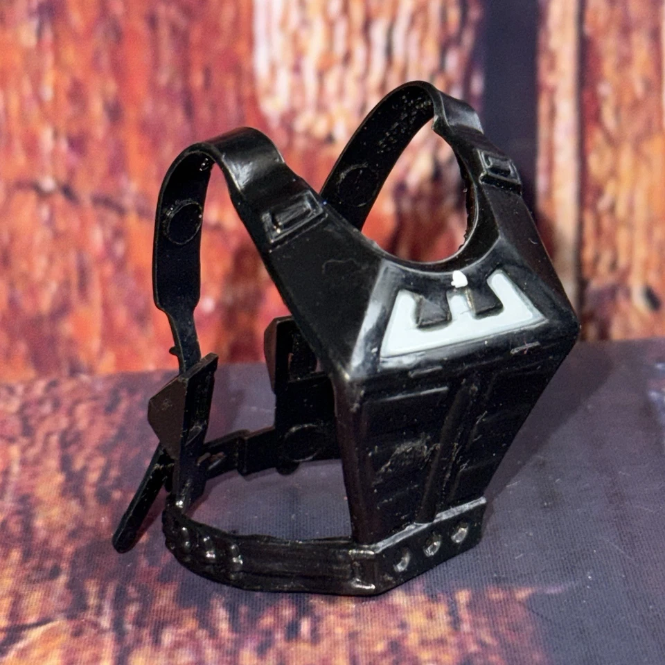 Vintage 1984 Mattel MOTU He-Man Zodak Wonder Bread BODY ARMOR Black TAIWAN - Image 3 of 4