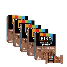 Breakfast Protein Bars, Dark Chocolate Cocoa, Healthy Snacks, Gluten Free, 8g...