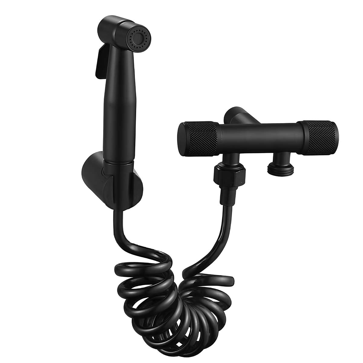 Douchette multifonction Avizar avec flexible extensible et valve d'arrêt chromée