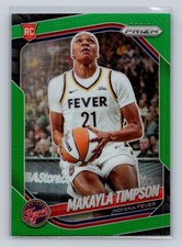 2025 Panini Prizm WNBA #14 Makayla Timpson Green Prizms