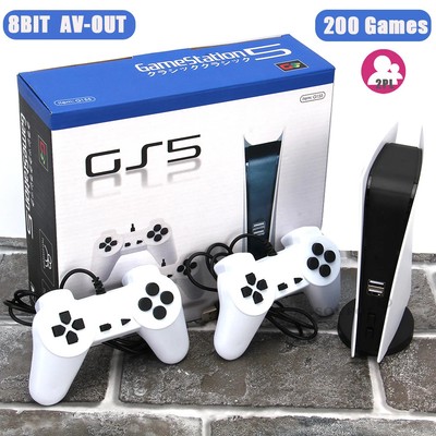 Game Station 5 Console 200 Classic 8-Bit Games Retro Handheld TV USB AV Player
