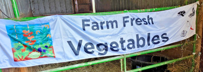 Farm Fresh Vegetables Sign