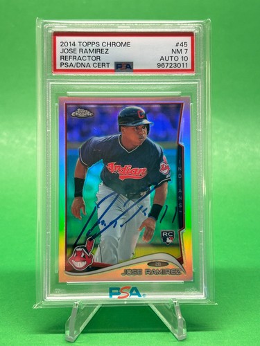 Jose Ramirez [Refractor] #45 2014 Topps Chrome card
