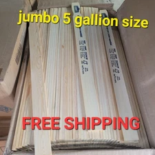 Paint Mixing Sticks Heavy-Duty Wood Craft Stick 5 Gallon size  100 pieces