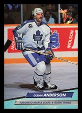 Glenn Anderson #207 1992-93 Ultra Toronto Maple Leafs Hockey