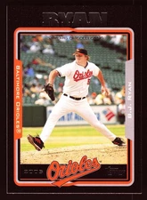 B.J. Ryan Baltimore Orioles 2005 Topps Black #625 SN /54