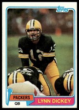 1981 Topps #41 Lynn Dickey Green Bay Packers NM+