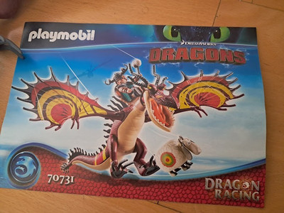 Playmobil 70731 Hakenzahn Dragons Figur Drache aus Drachenzähmen leicht gemacht