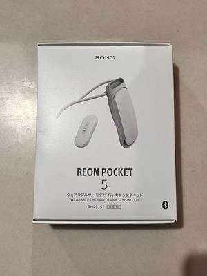 Sony REON POCKET 5 Wearable Air Conditioner Neck Cooler RNPK-5T White Japan