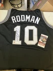 Dennis Rodman San Antonio Spurs Signed Basketball Jersey, JSA Authentication