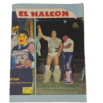 El Halcon No. 914 Lucha Libre Magazine, Nov 13 1989, Spanish Illustrated Vol 17.