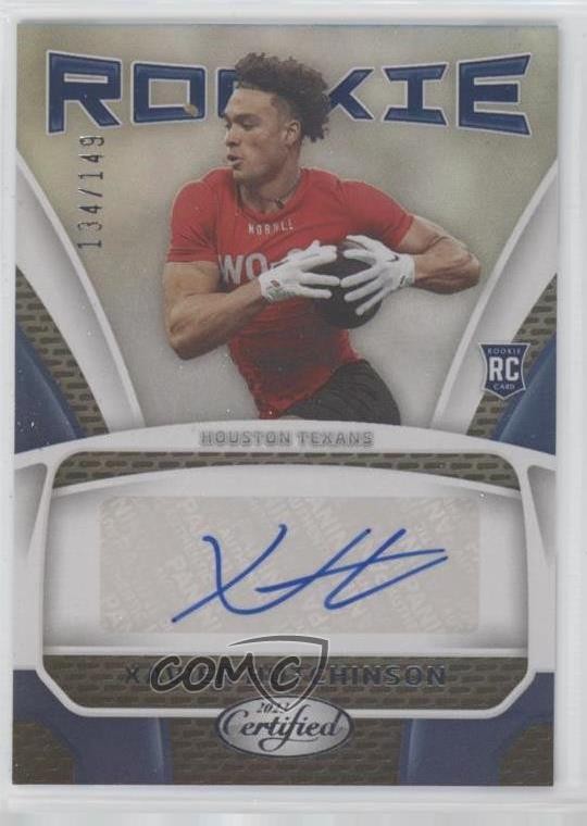 2023 Certified Rookie Signatures 134/149 Xavier Hutchinson #RS-10 Auto RC g6p