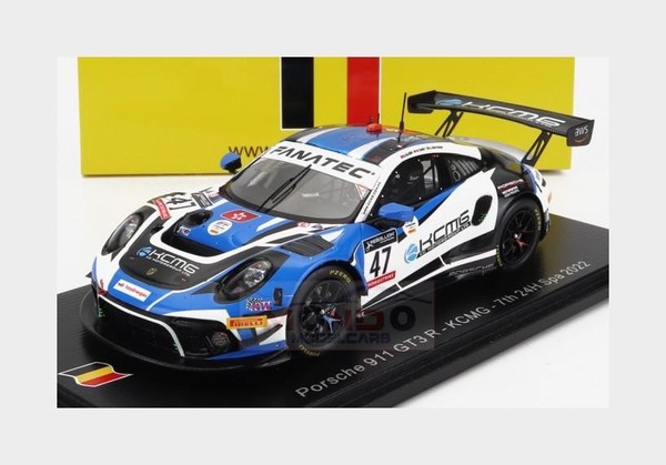 1:43 Spark Porsche 911 991-2 Gt3 R #47 24H Spa 2022 Olsen Tandy Vanthoor SB502 M-image