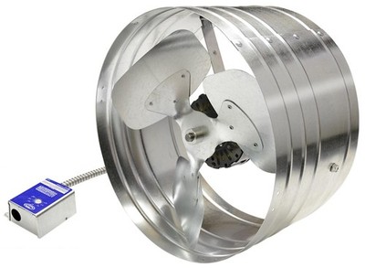 Master Flow EGV6 Mill Power Attic Vent Fan, Gable Mount, 3000 Sq Ft, 1600 CFM