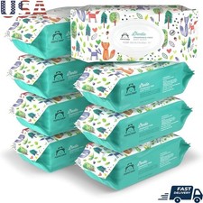 Hypoallergenic Fragrance Free Baby Wipes 800 Count Sensitive Skin Disposable New