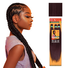 X-Pression Prestretched Braiding Hair - 3X Braid 58 Inch All Kanekalon Flame Ret