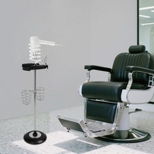 Hair Dryer Stand Drying Tool Shelf with Tray  Spiral Holders for Beauty Salons