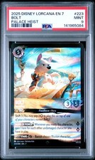 Disney Lorcana Palace Heist Dream Foil - Bolt - Superdog 223/204 PSA 9 Promo