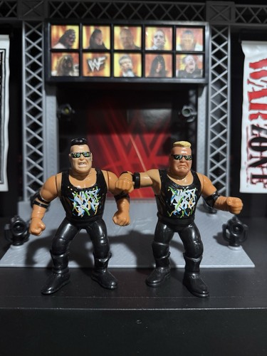 Nasty Boys WWF WWE Hasbro Wrestling 1991 Titan Spo...