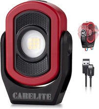 Magnetic Work Light – 780 Lumen Compact Pocket Light, Rechargeable 3000mAh, 360°